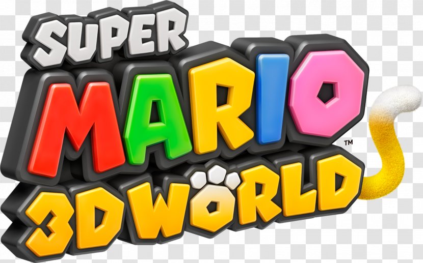 Super Mario 3D World Land Wii U - Logo - Bros Transparent PNG