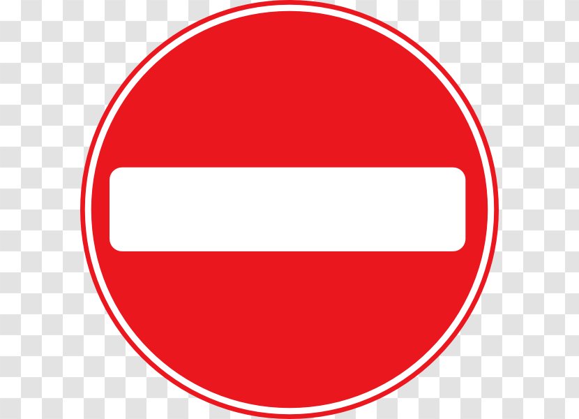 Traffic Sign Road Warning Clip Art - No Enter Transparent PNG