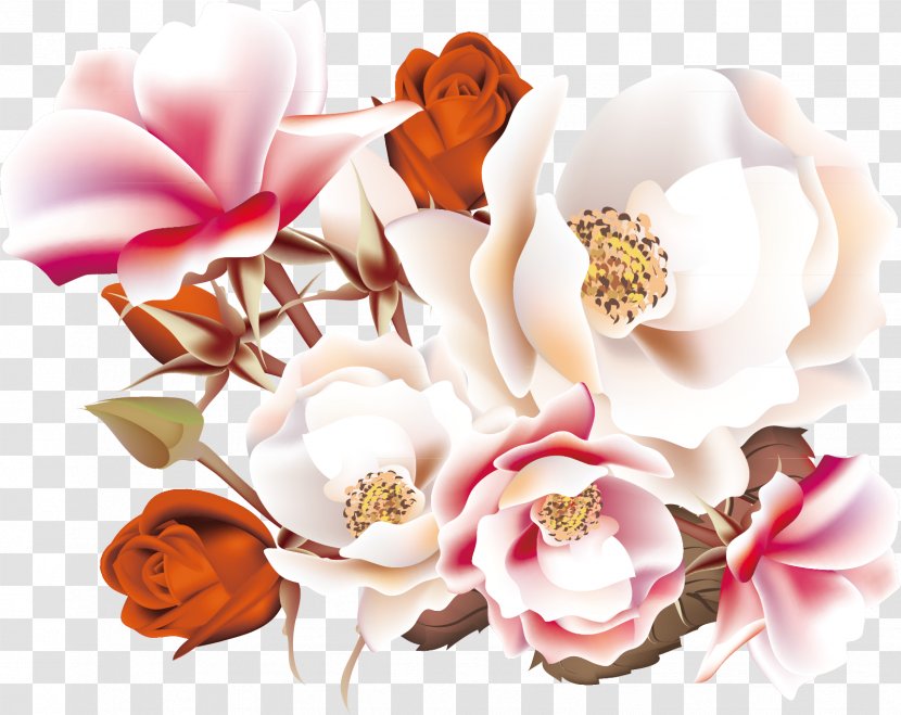 Flower Euclidean Vector Illustration - Floral Emblem - Pattern Elements Transparent PNG
