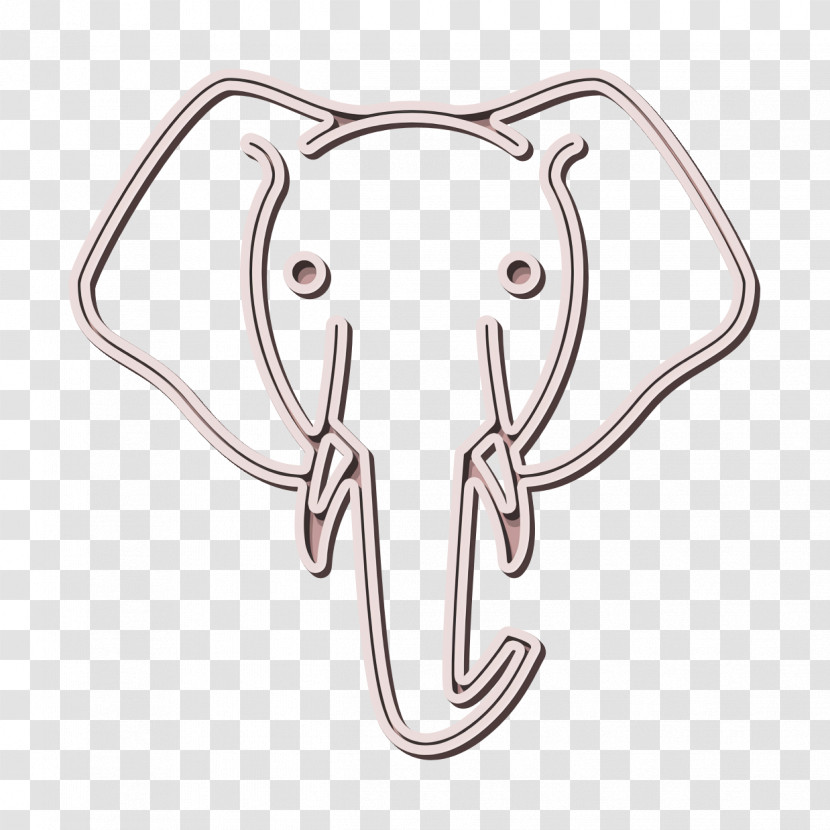 Elephant Head Icon Africa Icon Fauna Icon Transparent PNG