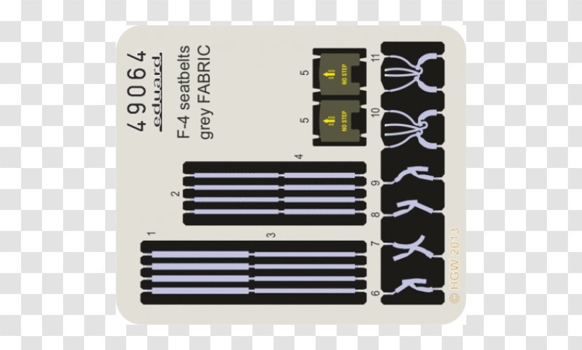 McDonnell Douglas F-4 Phantom II F-4J Aircraft Grumman F-14 Tomcat Eduard - Hardware - Grey Scale Transparent PNG