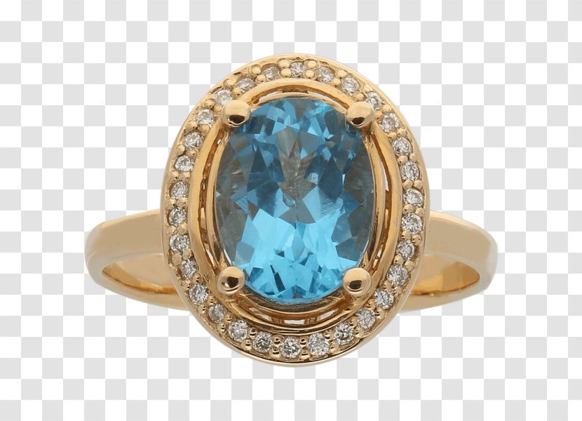 Earring Jewellery Gold Smoky Quartz - Sapphire - Ring Transparent PNG