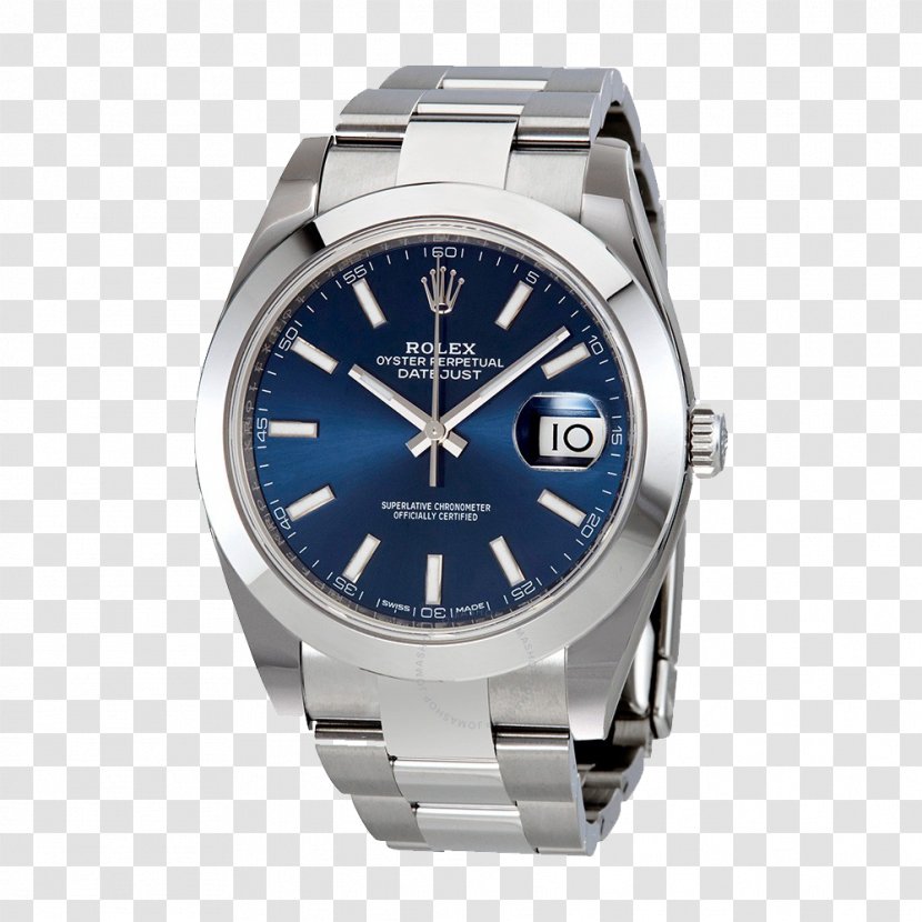 Rolex Submariner Oyster Perpetual Datejust Watch - Watercolor Transparent PNG