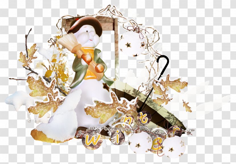 Clip Art - Snowman Foliage Transparent PNG