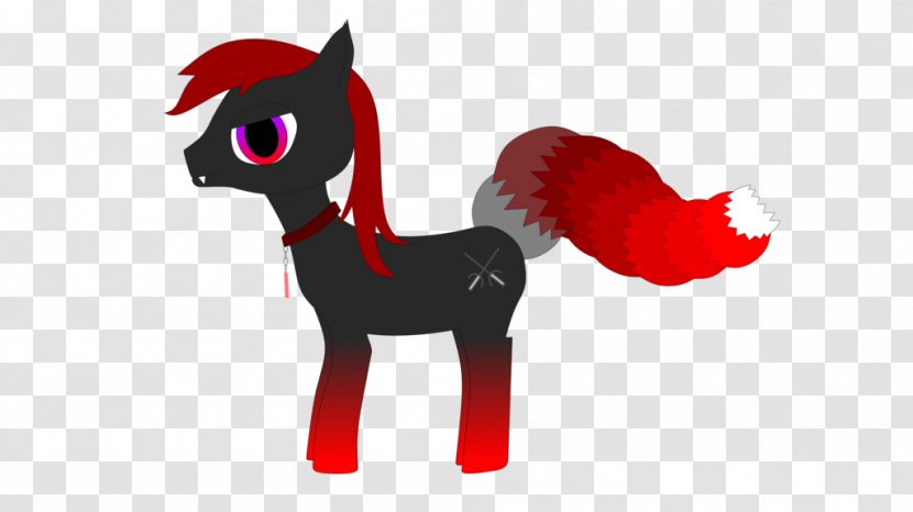 Art Red Wolf Horse Gray - Tail Transparent PNG