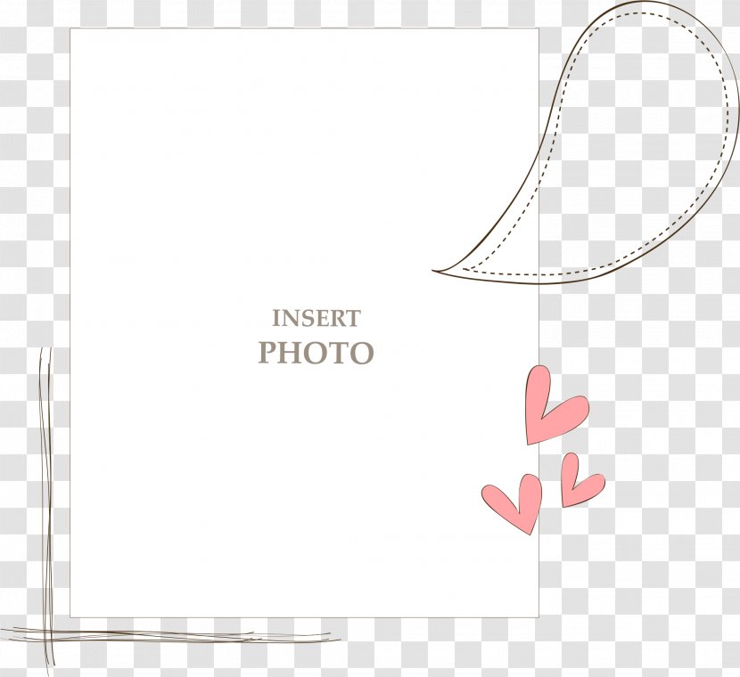 Designer - White - Hand-drawn Line Border Transparent PNG