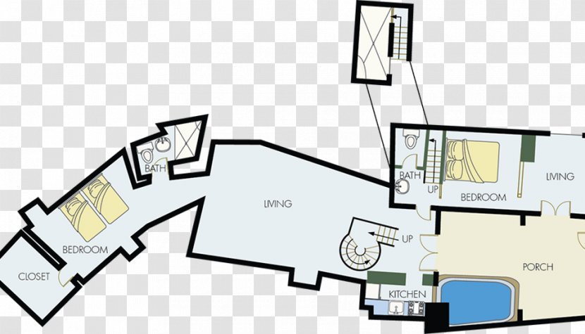 Floor Plan Native Eco Villas Architecture - Vacation Rental - Villa Transparent PNG