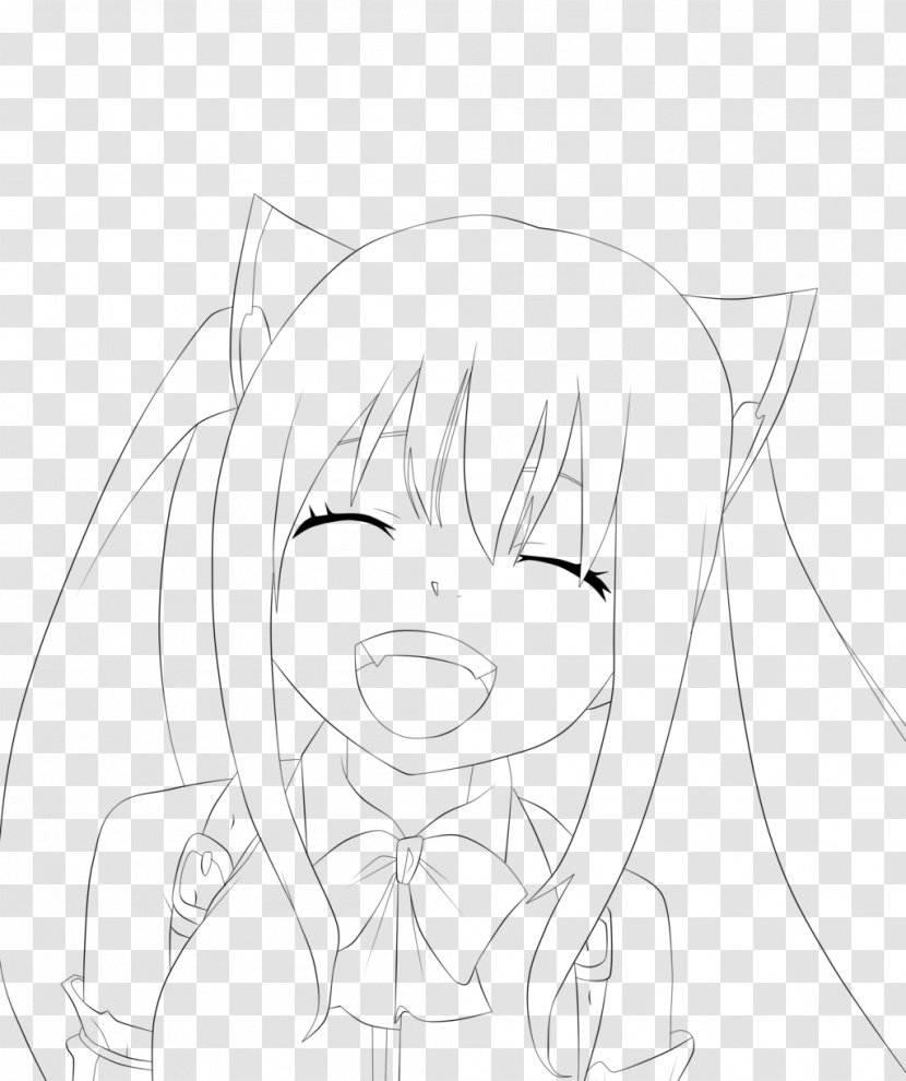 Drawing Face Monochrome Facial Expression Sketch - Cartoon - Wendy Transparent PNG