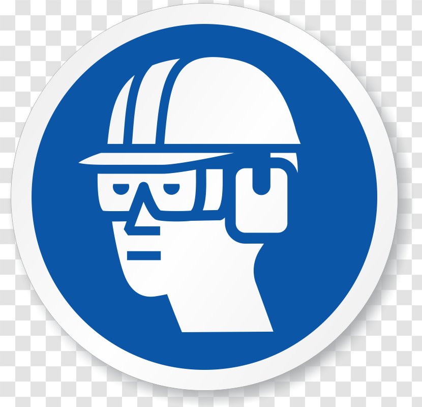 Eye Protection Personal Protective Equipment Hard Hats Goggles Hazard - Human Head - Safe Transparent PNG