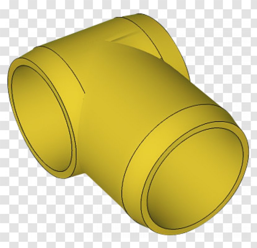 Yellow Piping And Plumbing Fitting - Polyvinyl Chloride - Design Transparent PNG
