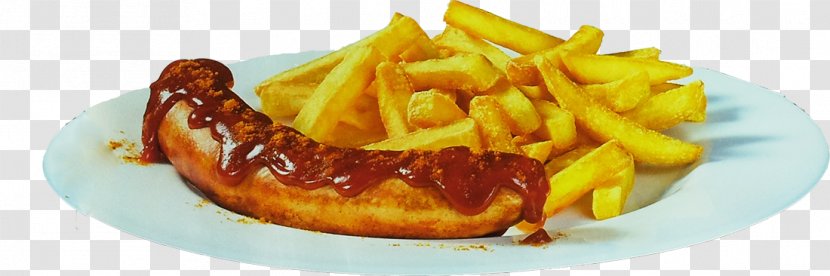 French Fries Currywurst Junk Food Cuisine Kids' Meal - Street Resturant Transparent PNG