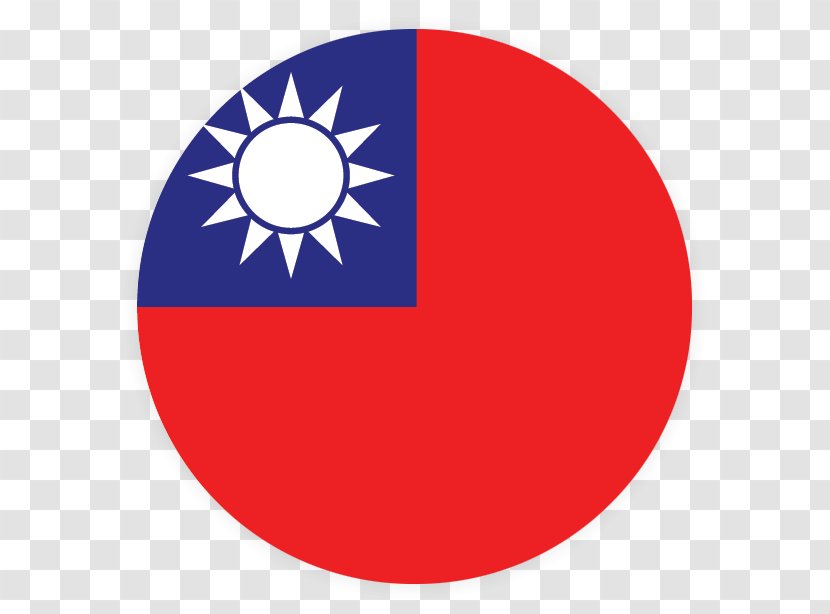 Cartoon Sun - Red - Electric Blue Logo Transparent PNG
