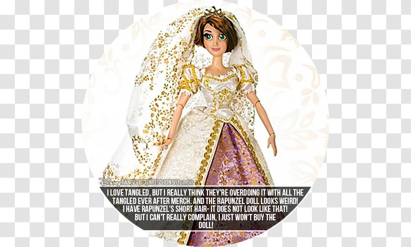Rapunzel Doll The Walt Disney Company ShopDisney Wedding Dress - Princess Transparent PNG