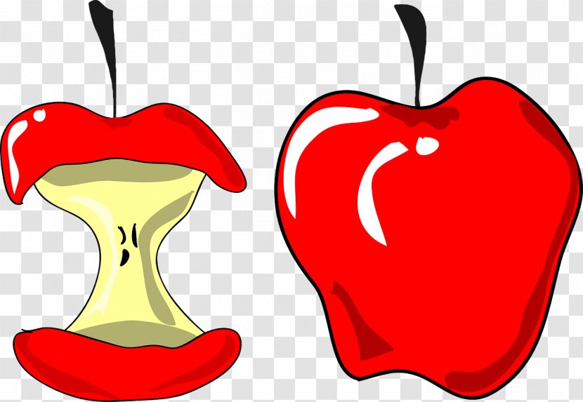 Apple Eating Clip Art - Cartoon - Cute Cliparts Transparent PNG