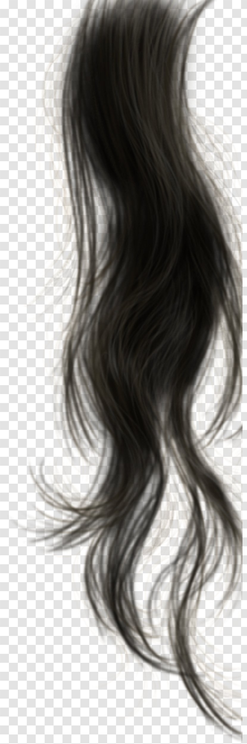 Hair Wig - Silhouette Transparent PNG
