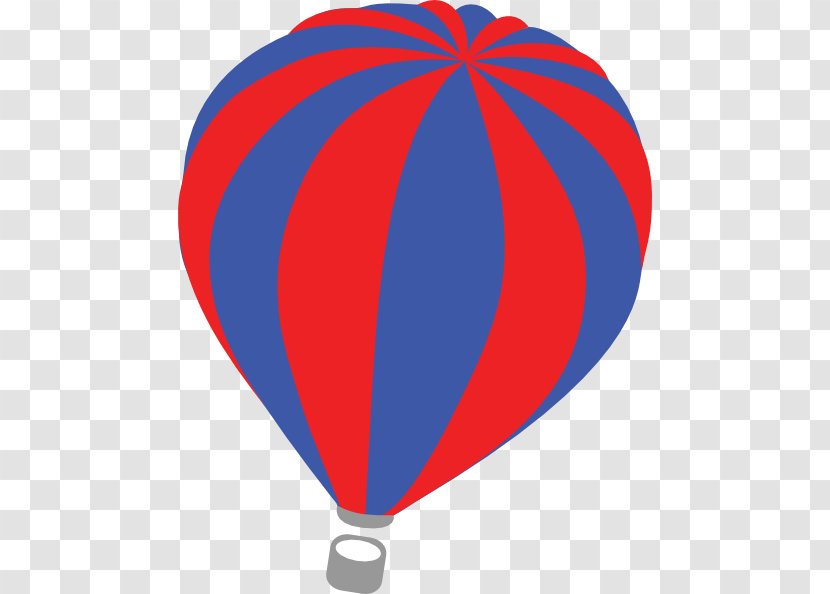 Airplane Hot Air Balloon Clip Art - Outline Transparent PNG
