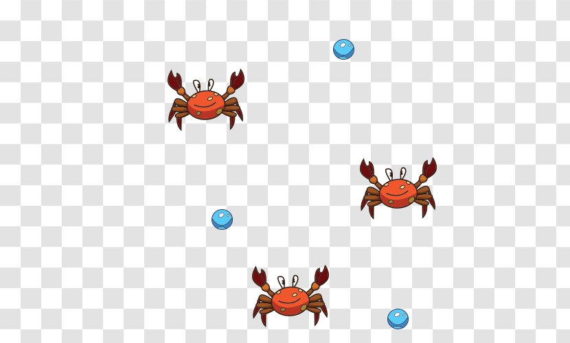 Crab Cartoon Animation Drawing - Seabed Transparent PNG