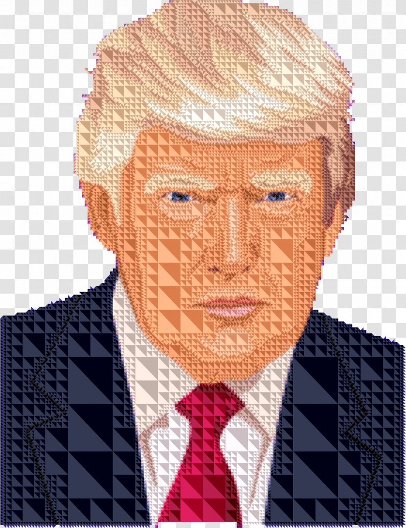 Protests Against Donald Trump United States - Low Poly Transparent PNG