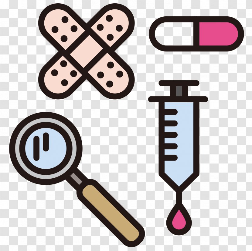 Euclidean Vector Physician - Injection - Cartoon Medical Syringe Tablets Transparent PNG
