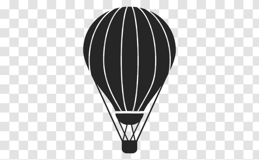 Hot Air Balloon Silhouette Image Clip Art - Aircraft Transparent PNG