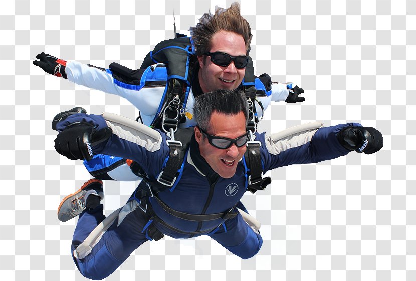 Tandem Skydiving Parachuting Bicycle Le Parachutisme Parachute - Free Fall Transparent PNG