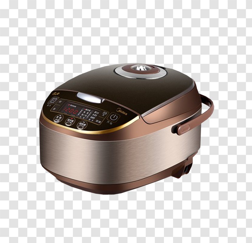 Rice Cooker Home Appliance Midea Electric - Timer - Us Products In Kind Brown Transparent PNG
