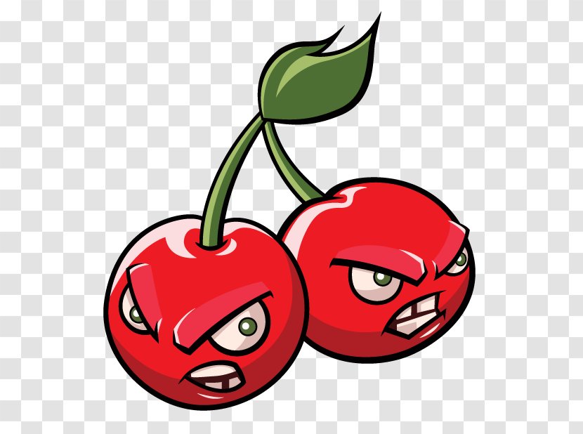 Plants Vs. Zombies 2: It's About Time Image Cherry Bomb - Silhouette - Cartoon Transparent PNG
