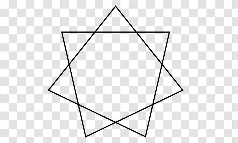Star Polygons In Art And Culture Heptagram - Rectangle Transparent PNG