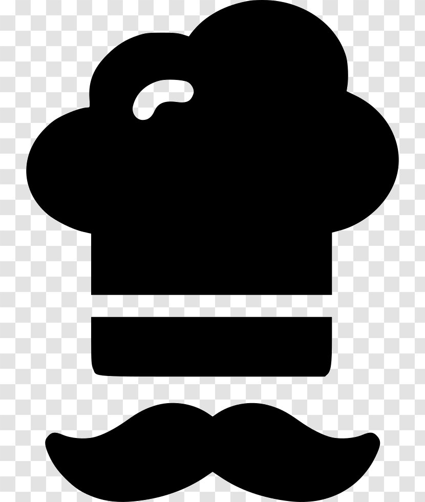 Chef Hat Icon - Upload And Download - Blackandwhite Transparent PNG