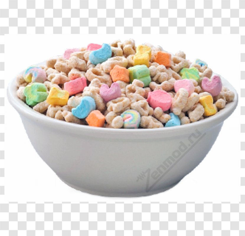 Breakfast Cereal Cotton Candy Lucky Charms Food - Cake - Charm Transparent PNG