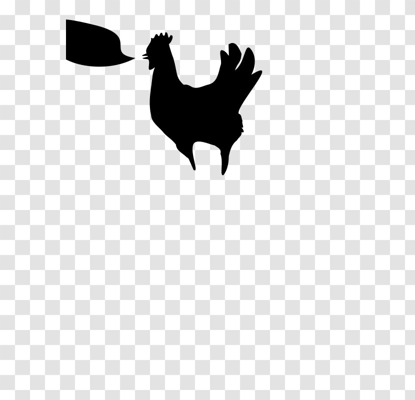 Rooster Chicken Galliformes Clip Art - Monochrome Photography Transparent PNG