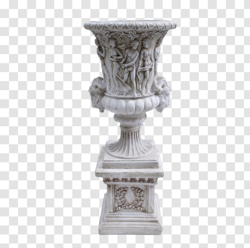 Stone Carving Business Vase Sculpture Urn - Silhouette Transparent PNG