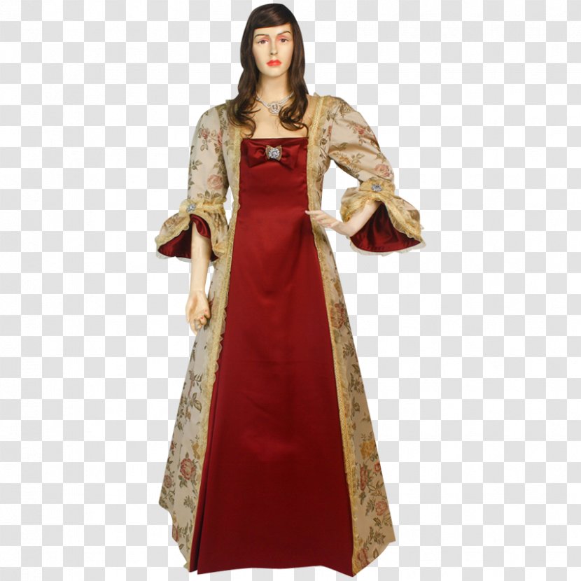 Robe Middle Ages Gown Clothing Dress Transparent PNG