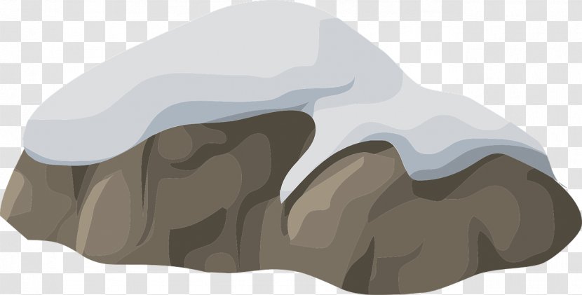 Snow Rock - Boulder - Covered Stone Transparent PNG