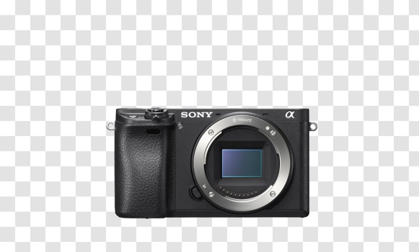 Mirrorless Interchangeable-lens Camera Sony Alpha 6300 α6500 Lens APS-C - Image Sensor Transparent PNG