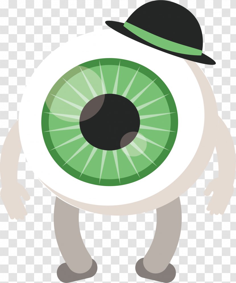 Monster Illustration - Green - Scary Eye Monsters Transparent PNG