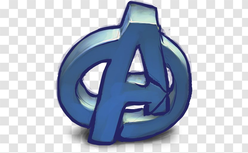 Electric Blue Symbol Trademark - Comics Avengers Transparent PNG