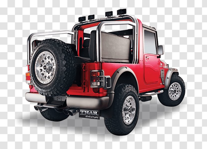 Jeep Mahindra Thar & Car - Motor Vehicle Transparent PNG
