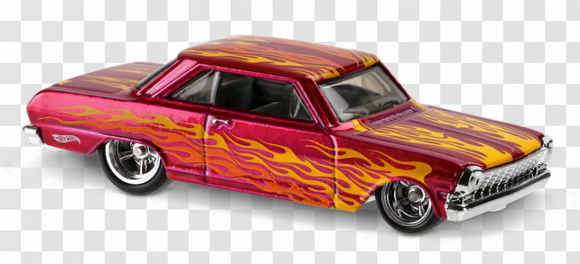 Chevrolet Chevy II / Nova Model Car Hot Wheels - Brand Transparent PNG