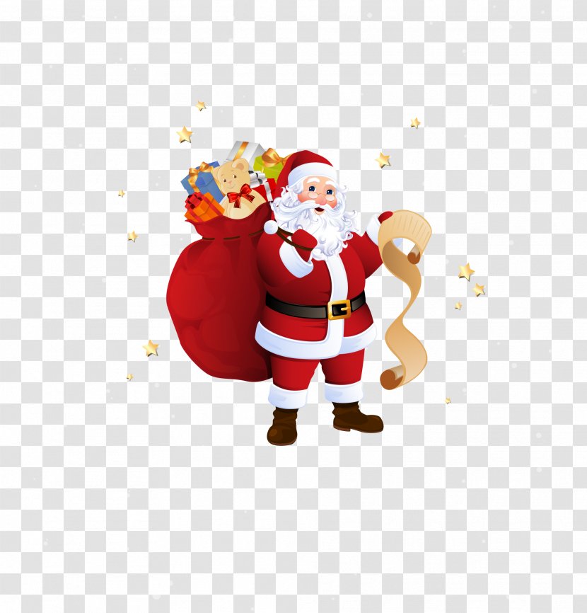Pxe8re Noxebl Mrs. Claus Santa Sxe1pmi Christmas - Mrs - Carrying A Gift Transparent PNG