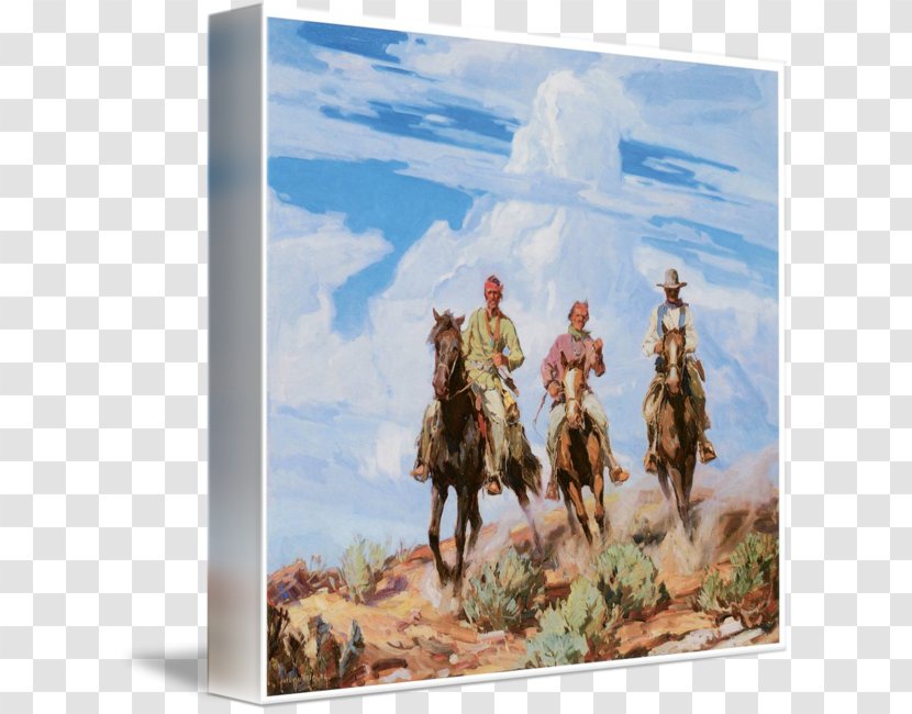 Painting Marshal Without A Badge American Museum Of Western Art – The Anschutz Collection Artist - John Wayne - Carl Rogers Transparent PNG