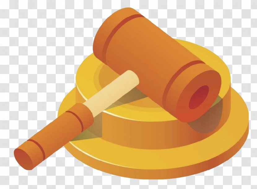 Law Court Statute Hammer - Model Transparent PNG