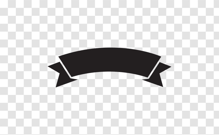 BLACK RIBBON - Label - Black Transparent PNG