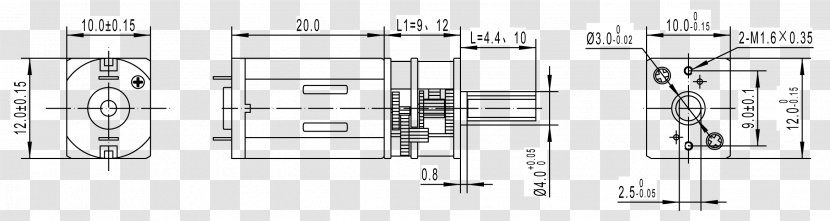 Epicyclic Gearing Torque Brushed DC Electric Motor Diameter - Getriebemotor - Screw Thread Transparent PNG