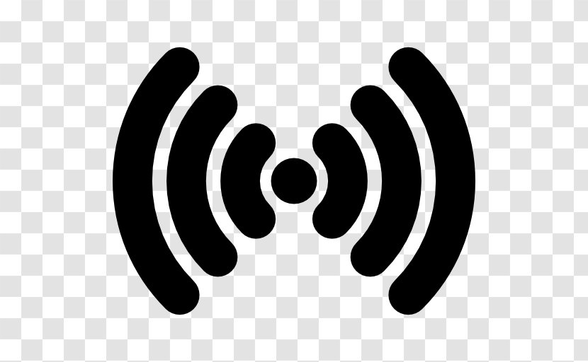 Wi-Fi Wireless Network Hotspot Internet - Black And White - Router Symbol Transparent PNG