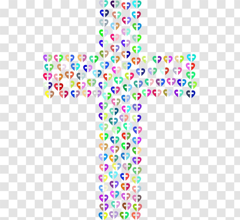 Christian Cross Clip Art Crucifix Image - Flower Transparent PNG