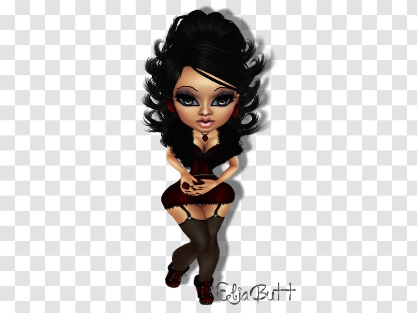 Black Hair Doll - Wig Transparent PNG