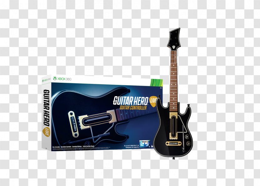 Guitar Hero Live Band Xbox 360 Controller Hero: Warriors Of Rock - Musical Instrument Transparent PNG