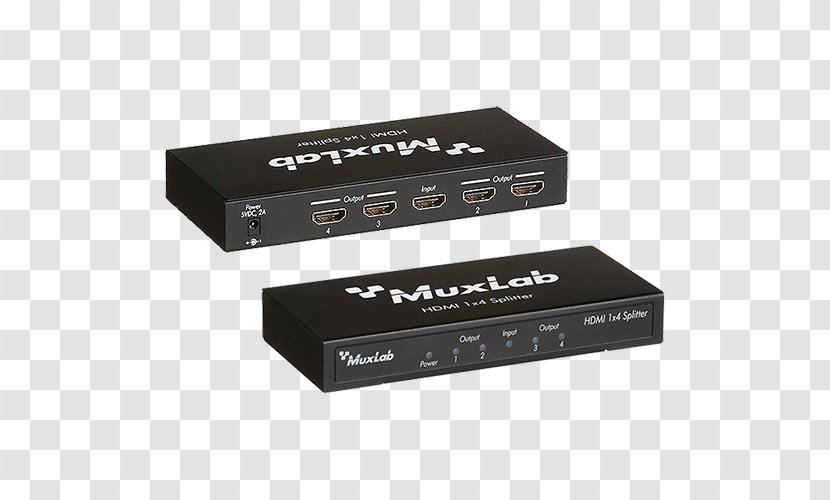 Muxlab HDMI Splitter Video Ultra-high-definition Television 4K Resolution - Technology - 4k Hdmi Switch Transparent PNG