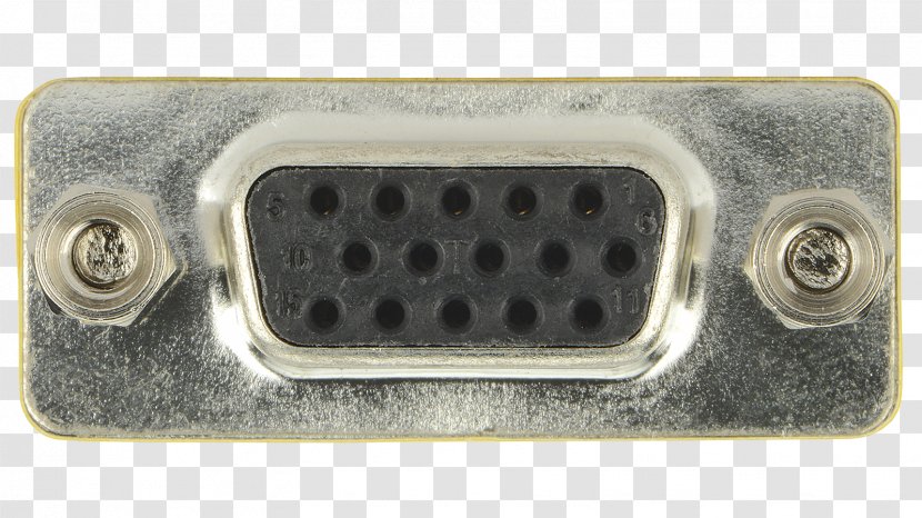 VGA Connector D-subminiature Adapter HDMI Electrical - Metal - Lightning Transparent PNG